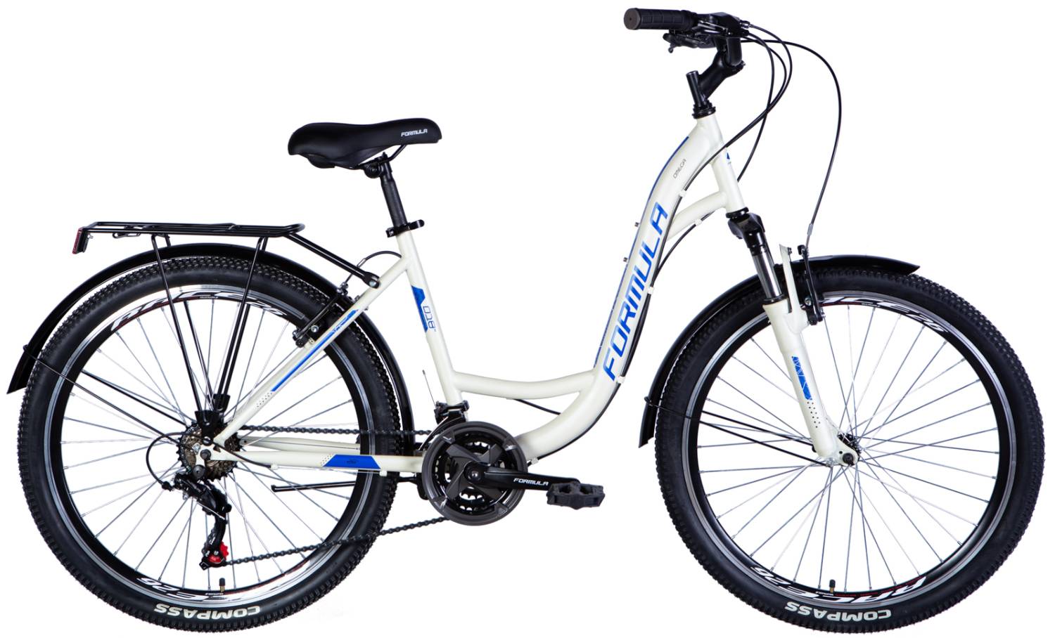 Фотографія Велосипед Formula OMEGA AM Vbr 26" размер М рама 18" 2024 Белый